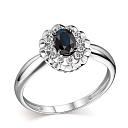 Кольцо из белого золота