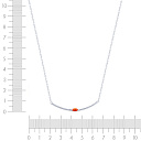 Колье из серебра с фианитом