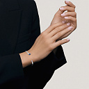 Браслет декоративный из белого золота с бриллиантом