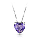 Колье из серебра с кварцем