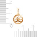 Подвеска из красного золота