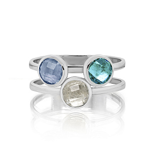 Кольцо из серебра с алпанитом