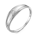 Кольцо из белого золота с бриллиантами