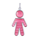 Подвеска из серебра с фианитом